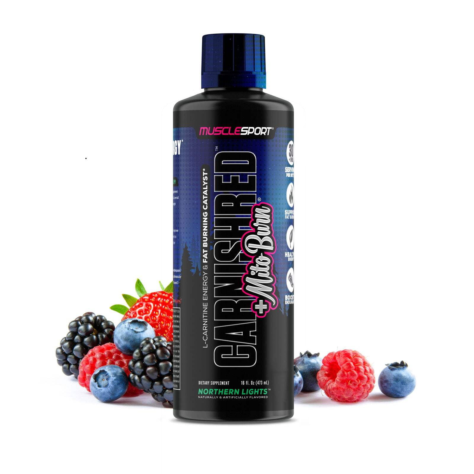 CarniShred+ Mitoburn 16oz Liquid - Non Stim Metabolism Support, - Workout  Catalyst - Walmart.com