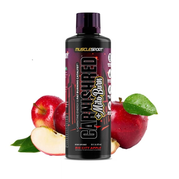 CarniShred®+ Mitoburn® 16oz Liquid - Non Stim Metabolism Support, - Workout Catalyst