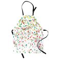thumbnail image 1 of Carnival Apron, Vibrant Colored Geometric Shapes Illustrations Holiday Festival Thematic Graphic, Unisex Kitchen Bib with Adjustable Neck for Cooking Gardening, Adult Size, Multicolor, by Ambesonne, 1 of 4
