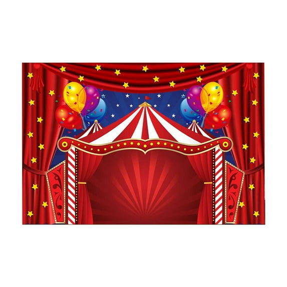 Carnival Backdrop Banner, 6 x 4Ft Circus Backdrop, Circus Theme Party Decorations, Carnival Birthday Party Supplies, Fiesta Party Decorations, Mardi Gras Party Decorations