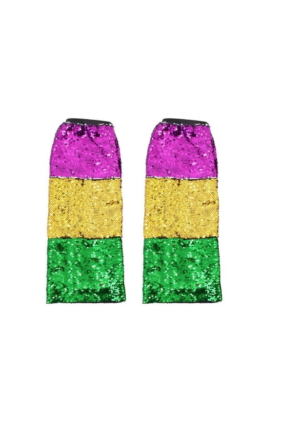 Carnival Ball Fashion Metalliced Sequin Leg Warmers, Evening Dress-up Performance Props, Version K