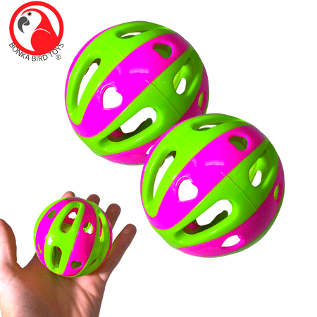 Carnival Balls Foot Talon Craft Part Bird Toys Size: 3907 Pk2 3.25" Carnival Balls