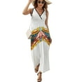 thumbnail image 1 of Carnival Banner Circus Sleeveless Dress Women's evening dress birthday dress for women luxury, 1 of 6