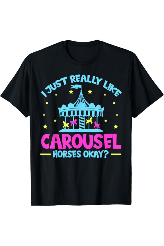 Carnival Carousel Horse Design for a Carousel Horse Toddler T-Shirt