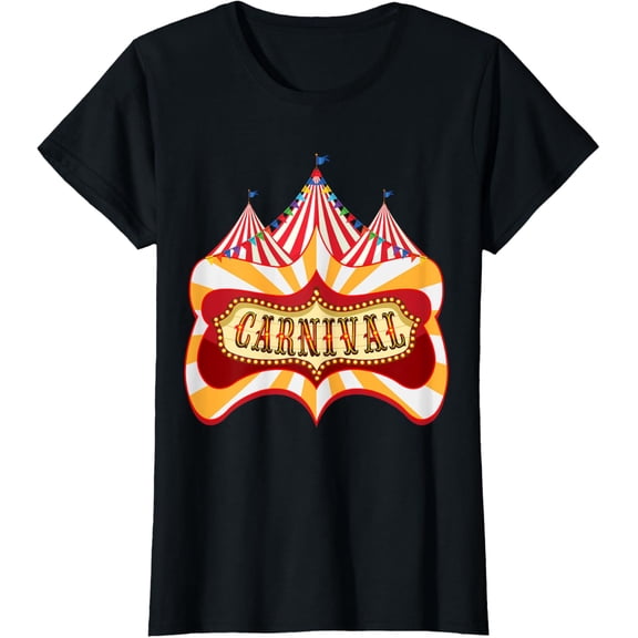Carnival & Circus Staff - Funny Carnival Birthday T-ShirtMen and women, Black T-shirt, size: Extra large
