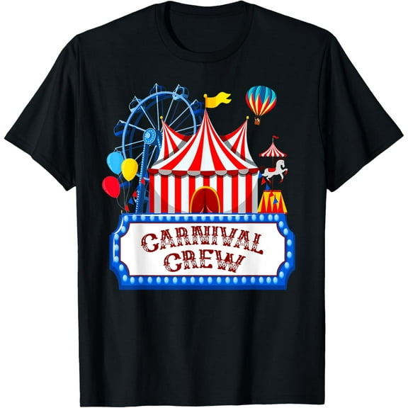 Carnival Crew for Birthday Theme Party Matching Family T-Shirt