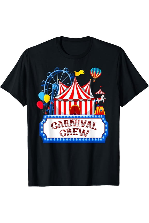 Carnival Crew for Birthday Theme Party Matching Family T-Shirt