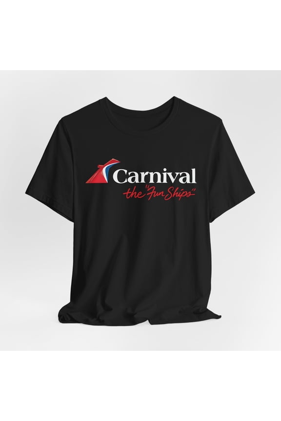 Carnival Cruise Line Style Logo Unisex T-Shirt Vacation Travel Ship Tee S–5XL