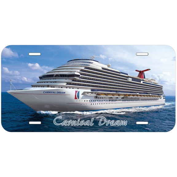 Carnival Dream Ships Novelty Car Auto License Plate