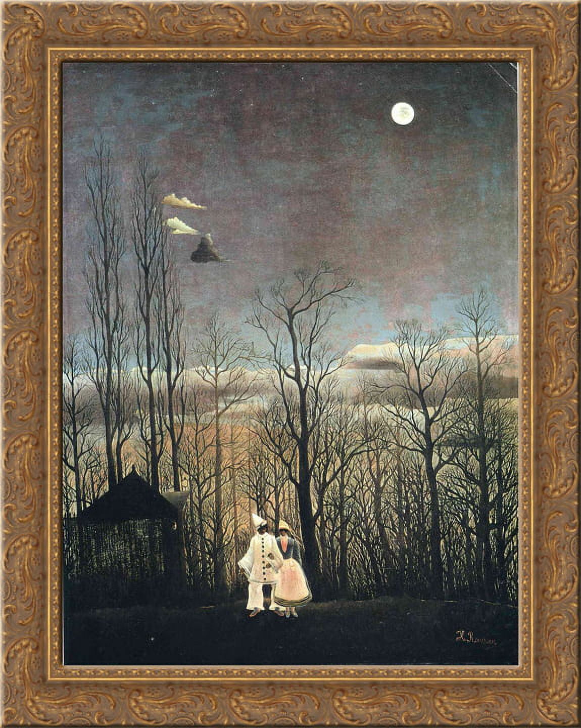 Carnival Evening 24x20 Gold Ornate Wood Framed Canvas Art by Henri ...