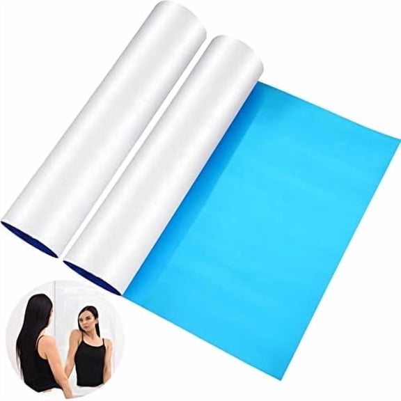 Carnival Fun Mirror, 16 x 39 Inch Self Adhesive Funhouse Wall Decor for Halloween, Circus, Birthday Parties