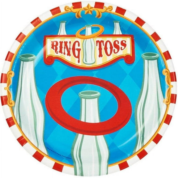 Carnival Games Dessert Plates, 8pk