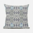 thumbnail image 1 of Carnival Geo Indoor/Outdoor Pillow in Off-White Gray 26x26, 1 of 4