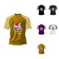 thumbnail image 1 of [Carnival Graphic T-Shirt], Casual Short Sleeve Tee for Festival Celebration & Daily Wear, Kölle Alaaf Raglan Baseball Design, 1 of 4