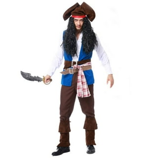 Kit Fantasia Jack sparrow Piratas do Caribe Cosplay em Promoção na  Americanas