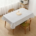 thumbnail image 1 of Carnival Home Decor Plastic Checkered Tablecloth Red And White Picnic Disposable Table Cover Rectangular Gingham Tablecover For Birthdays Carnivals Parties Decorations Bedroom, 1 of 1