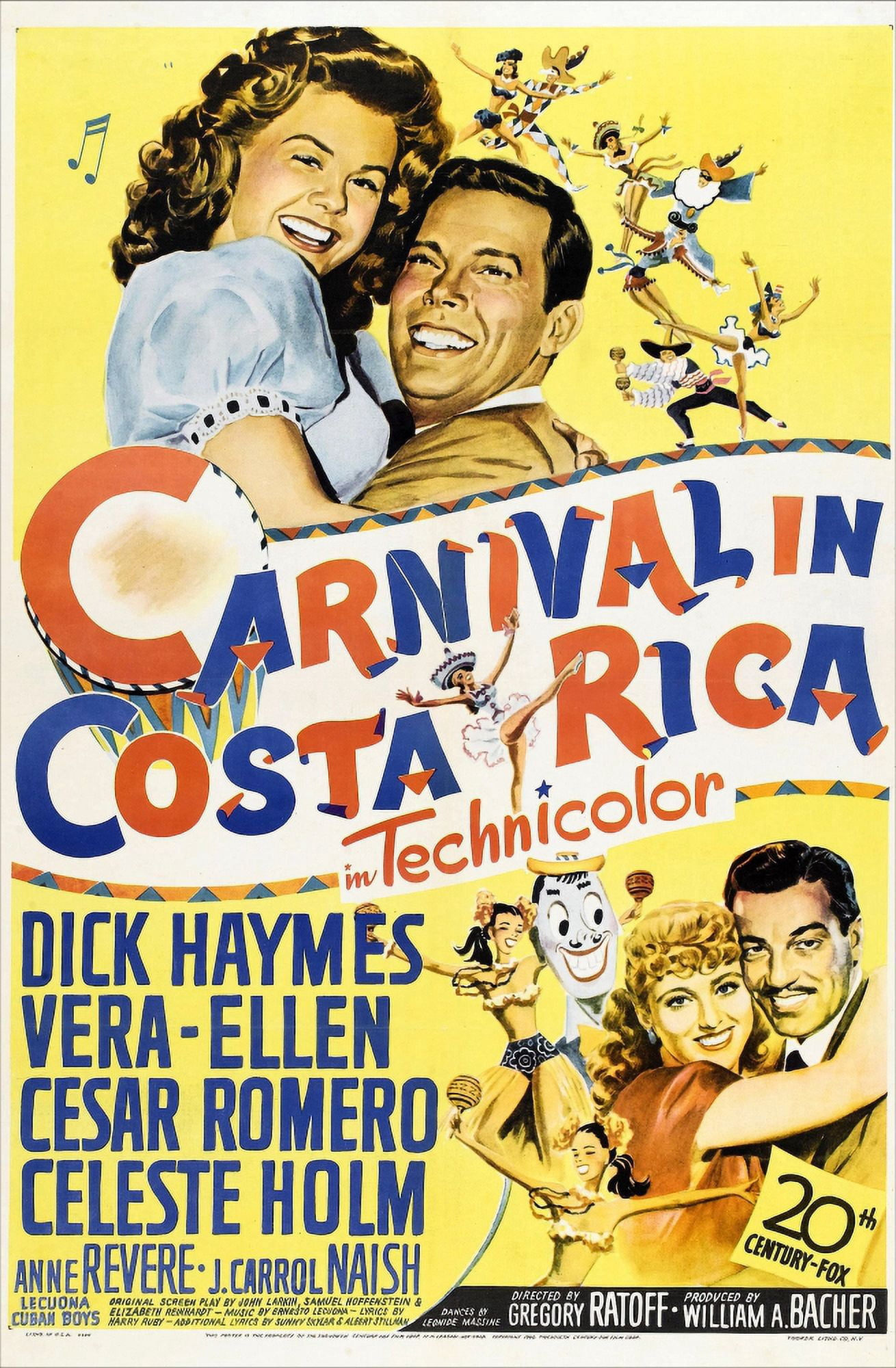 Carnival In Costa Rica U Canvas Art - (11 x 17)