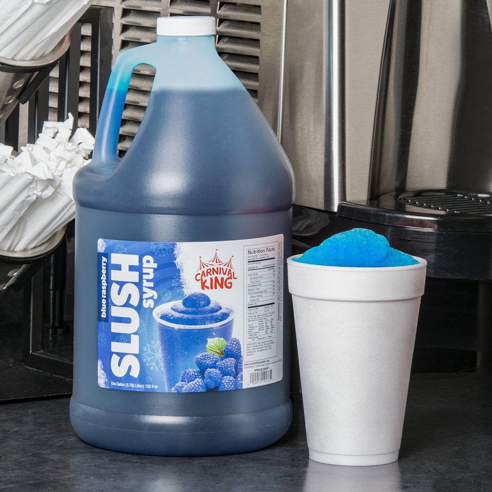 Carnival King 1 Gallon Blue Raspberry Slushy Syrup