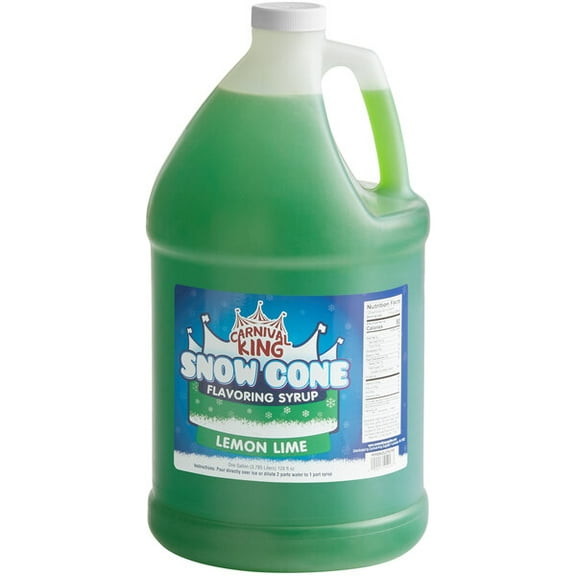 Carnival King 1 Gallon Snow Cone Syrup Grape - Delicious Shaved Ice Flavoring for Machines & Parties