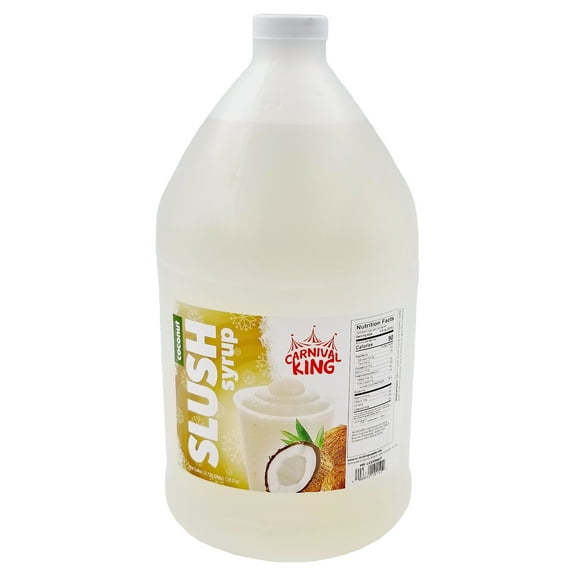 Carnival King Slushy Flavoring Syrup Concentrate 1 Gallon (128 oz.) | Coconut