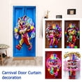 thumbnail image 1 of Carnival Party Decor Door Curtain - 36X72 Inch With Pre - Punched Holes For Easy Hanging & Attached Ribbon - For Carnival Parties, Festivals, Home Decoration, Party Events, Retail, 1 of 5
