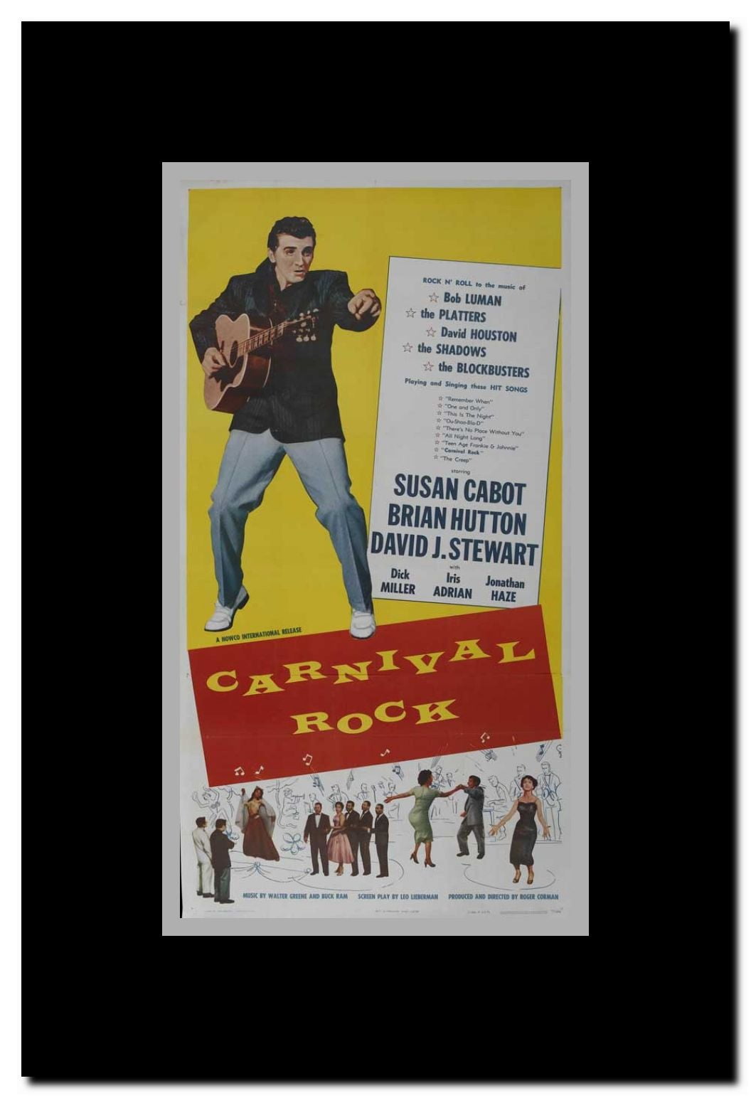 Carnival Rock Framed Movie Poster