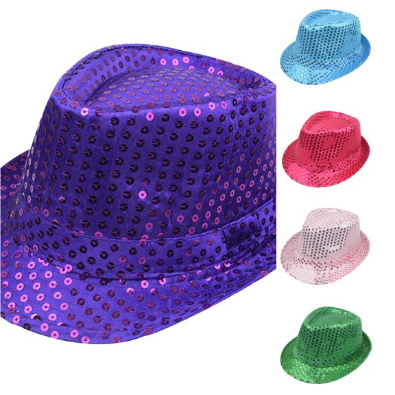 Carnival Sequined Top Hat Men's Sequined Gentleman's Top Hat Women's Hat