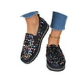 thumbnail image 1 of Carnival Shoes Women Fashion Casual Flat Sparkly Glitter Color Round Toe Slip On Comfortable Loafers Shoes, 1 of 9