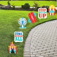 thumbnail image 1 of Charming Carnival Yard Signs with Colorful Designs - 6 Pieces, 1 of 1