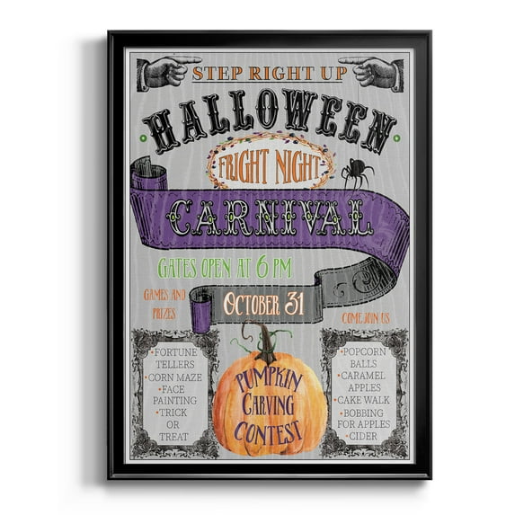 Carnival Sign Premium Classic Framed Print - Ready to Hang