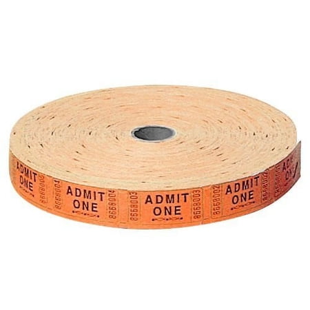 Carnival Tickets Roll - Admit 1