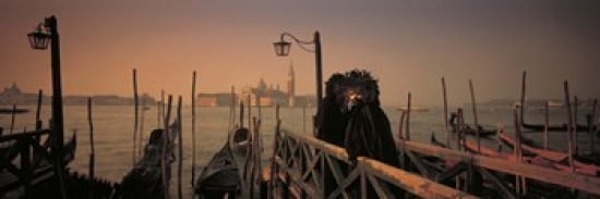 Carnival Venice Italy Canvas Art - Panoramic Images (36 x 12)