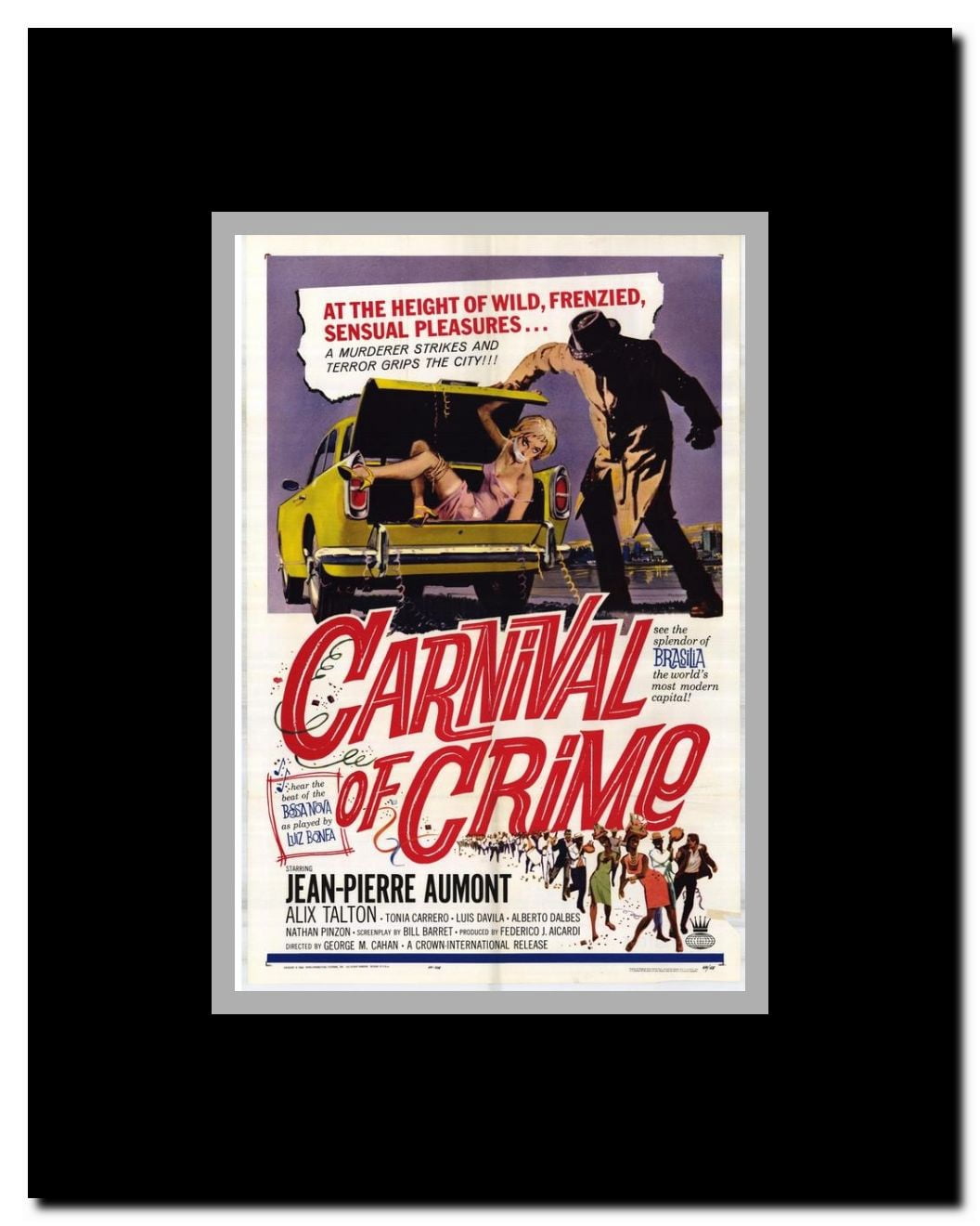 Carnival of Crime Framed Movie Poster