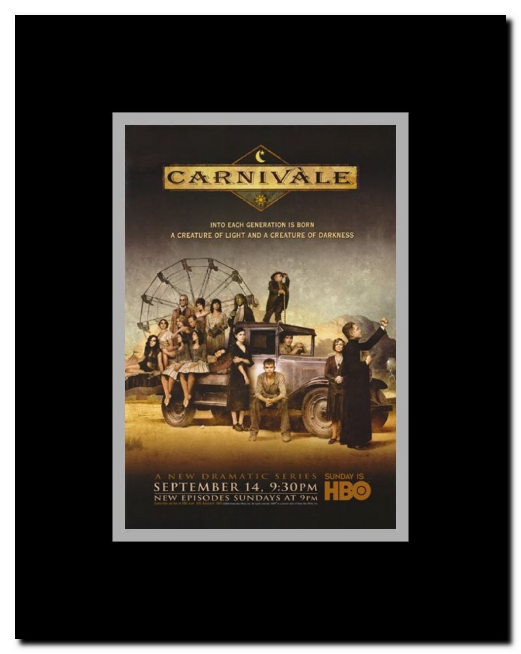Carnivale Framed Movie Poster