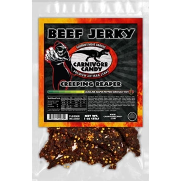Carnivore Candy Creeping Reaper Beef Jerky 3 oz