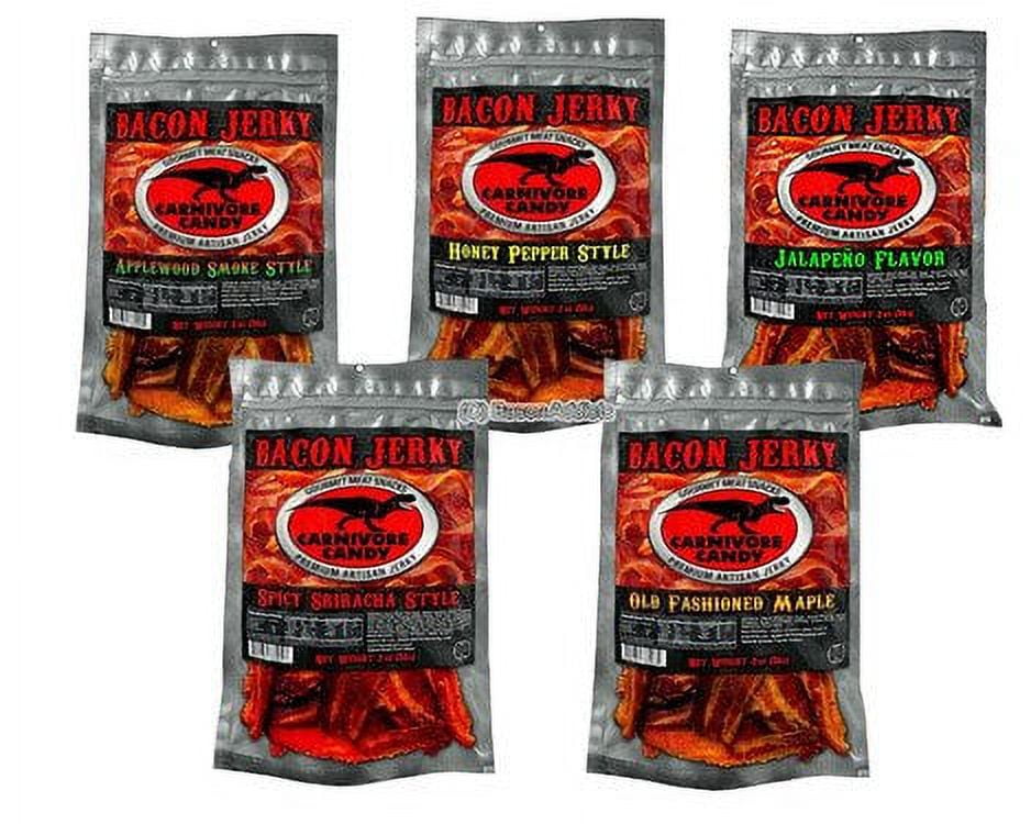 Carnivore Candy Jerky 5 Flavor Sampler Pack