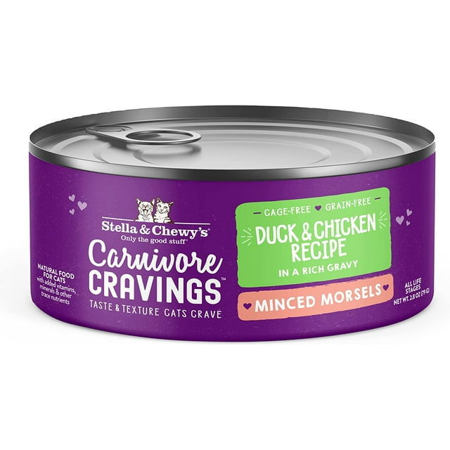 Carnivore Cravings Minced Morsels Cans Grain Free, Protein Rich Wet