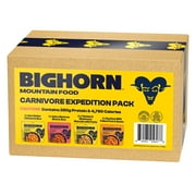 Carnivore Expedition Pack, Freeze Dried Backpacking Meals, 8 pouches, 16 servings