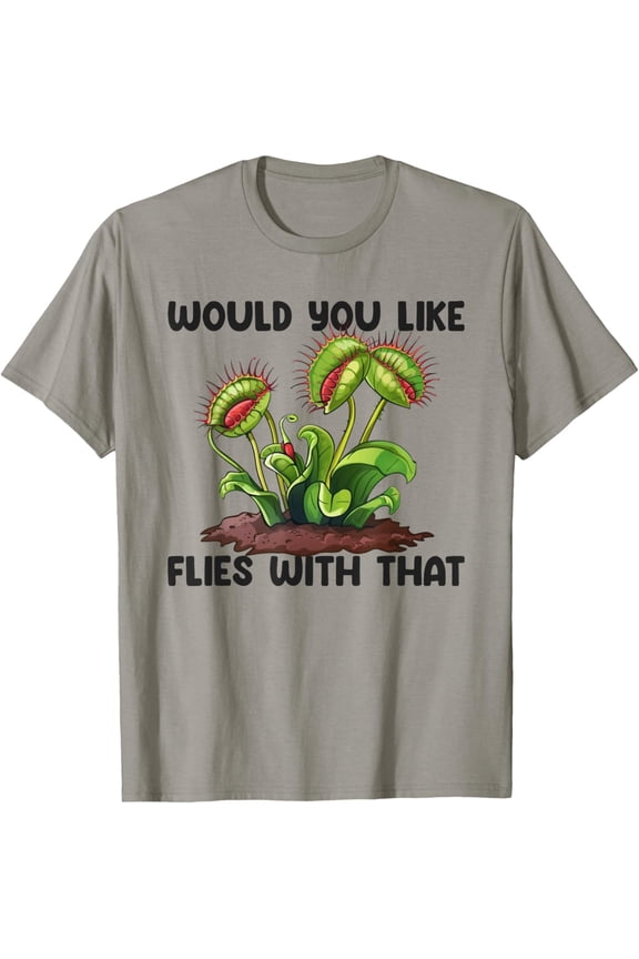 Carnivorous Like Flies Sundew Botanical Venus Flytrap T-Shirt