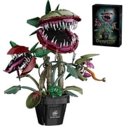 Carnivorous Monster Plant Building Set Venus Flytrap Model Kit for Adults & Teens Articulated Cannibal Flower with Do Not Touch Pot Creative Botanical Decor & Gamer Room Display
