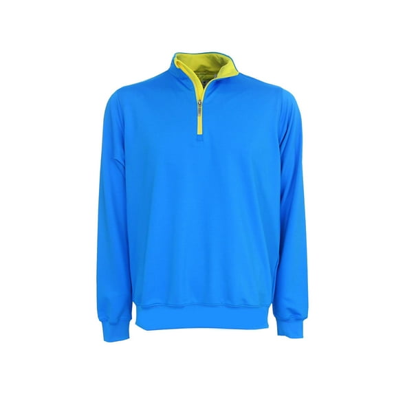 Carnoustie Golf Performance 1/4-Zip Pullover, Medium Blue -