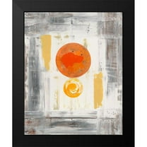 Caro-H 12x14 Black Modern Framed Museum Art Print Titled - La Vie