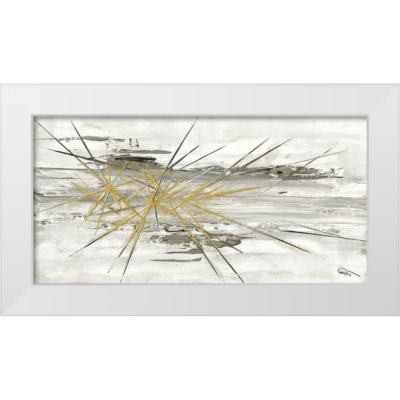 Caro-H 18x11 White Modern Wood Framed Museum Art Print Titled - Fantome