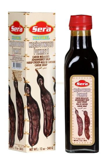 Carob Syrup, Molasses Sera 12 oz 340g