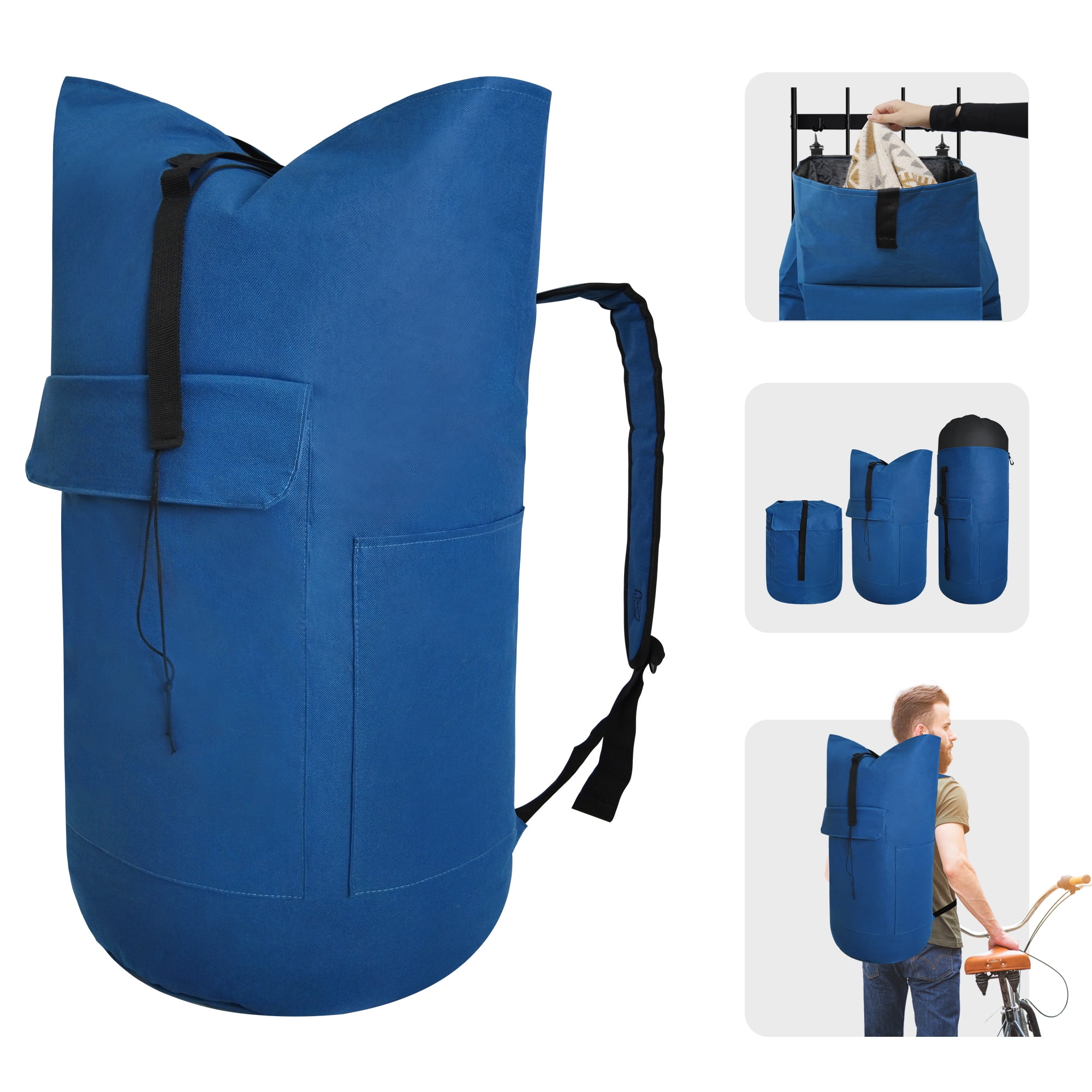Caroeas Extra Large 125L Laundry Bag with Strong Adjustable Shoulder