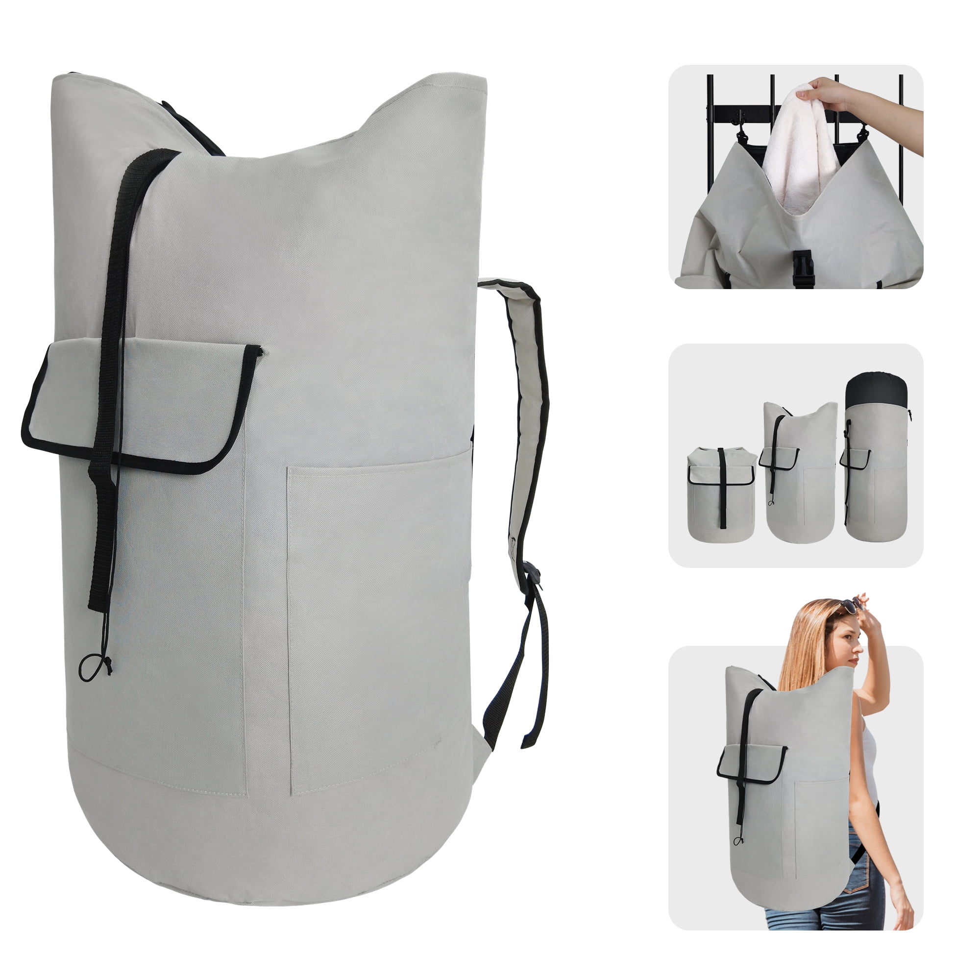 Caroeas Extra Large 125L Laundry Bag with Strong Adjustable Shoulder