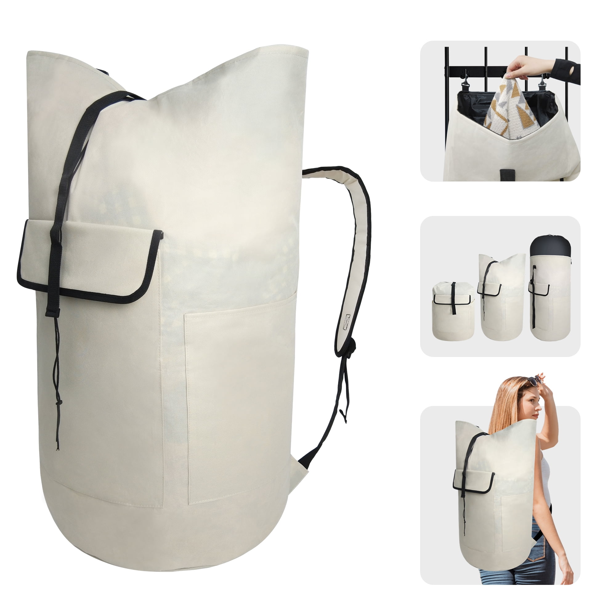 Caroeas Extra Large 125L Laundry Bag with Strong Adjustable Shoulder