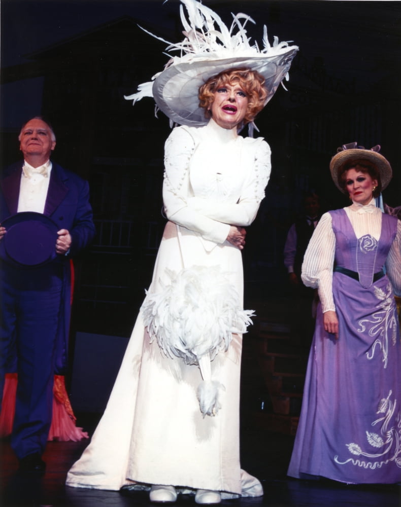 Carol Channing Posed in White Dress Photo Print (8 x 10) - Walmart.com