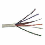 Carol Cable,Cat 6,23 AWG,1000 ft,White CR6.30.02