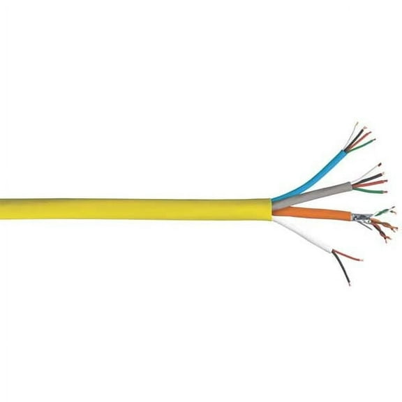 Carol Data Cable,Plenum,16 Wire,Yellow,500ft 4EPL4S.38.05